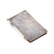 A CONTINENTAL SILVER AND NIELLO NOTEPAD CASE