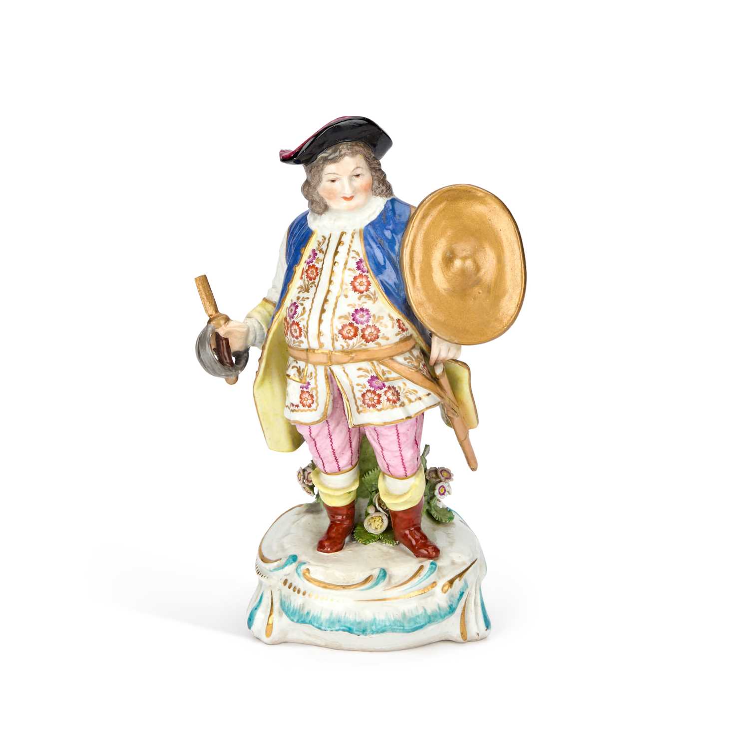 A LATE 19TH CENTURY PORCELAIN FIGURE OF JOHN FALSTAFF