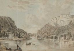 SAMUEL HIERONYMUS GRIMM (1733-1794) THE AVON GORGE AND HOT WELLS HOUSE, BRISTOL