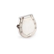 A FRENCH SILVER NOVELTY VESTA CASE