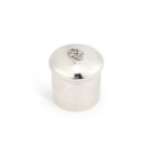 A GERMAN SILVER COSMETICS BOX