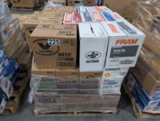 pallet of motor oil