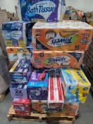 paper towels and bath tissue