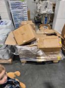 Multiple boxes of Tide pods, Mutiple boxes of Shein Clothing, box of haile Beauty and Joint enhancer