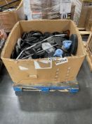 sleeve of weights and kettlebells