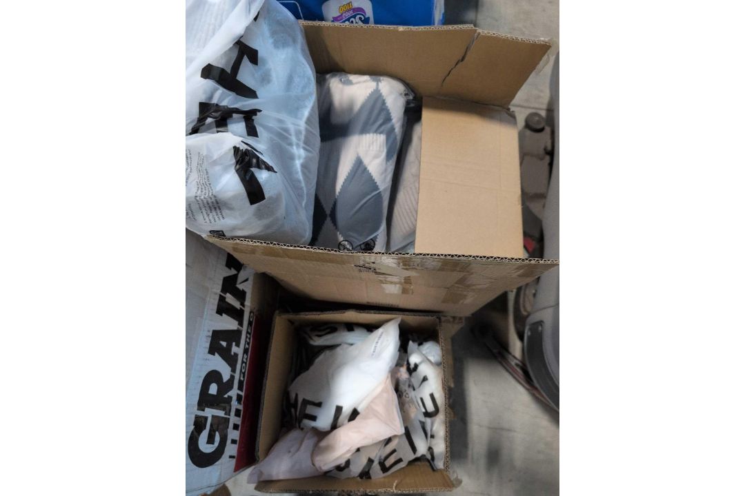 OXO drying racks, Multiple boxes of Shein Clothing, KYB car part, scott tissue - Image 11 of 16