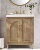 luxury adjustable bed base and Enzo vanity