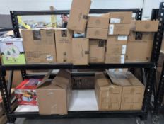 Crock pots, Glass trees, Peanuts plates, dinnerware, Air fryer, Lots of various lights