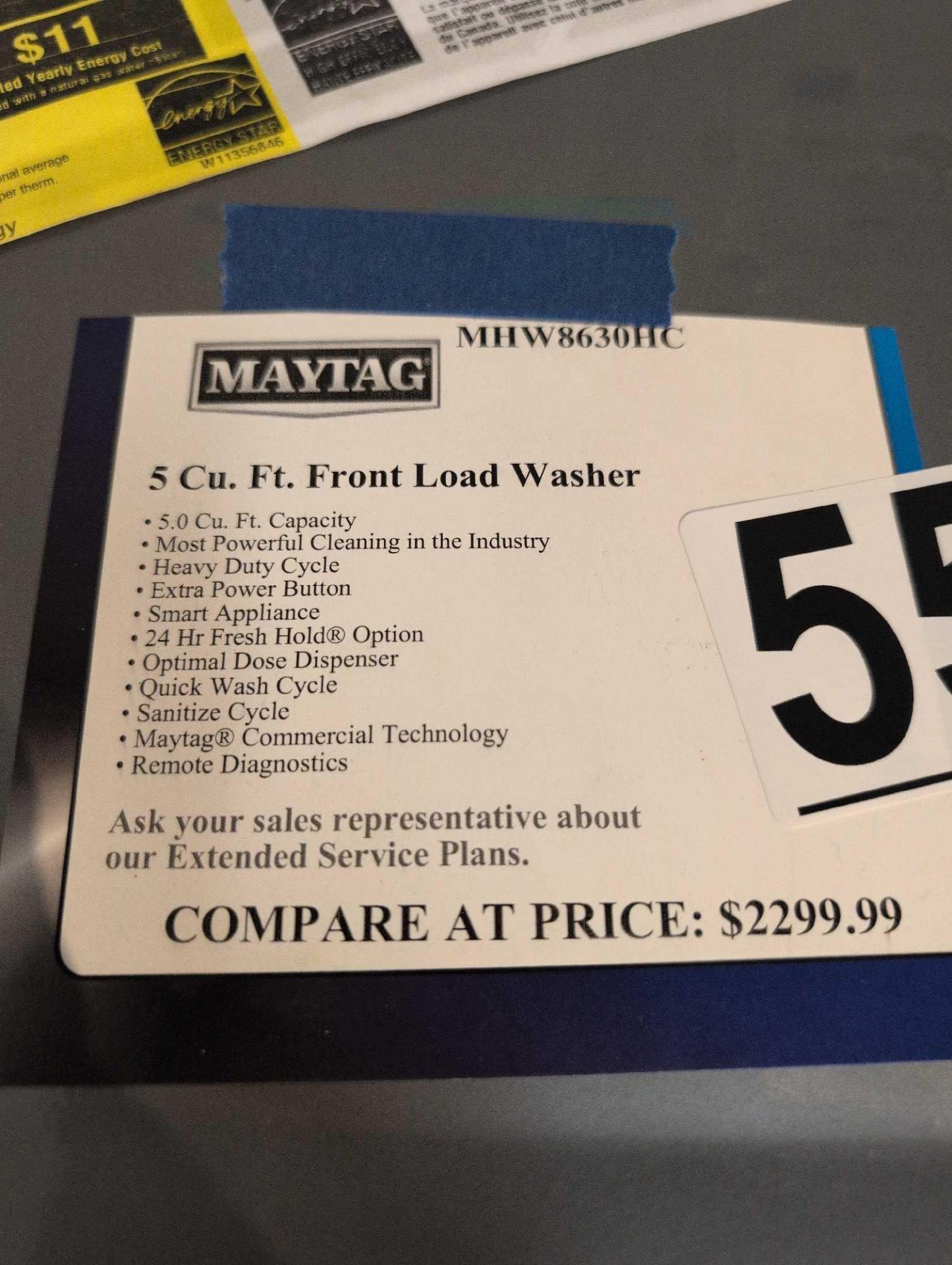 Maytag front load washer - Image 3 of 4
