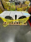 LG washer dryer stacked unit, customer return, sticker states defective, 990010701