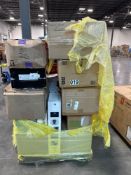 Miscellaneous pallet: Dustin Bob sweeps, cordless vacuum, shark robot that, ninja coffee, makers, Mr