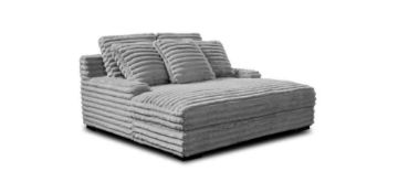Oversized, cozy chaise by cheers