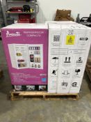Three frigidaire gallery compact refrigerators