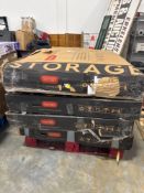4 keter xxl wood dec boxes