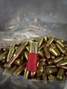 shelf of miscellaneous ammunition including but not limited to, 223, 45, shotgun shells, 9 mm etc