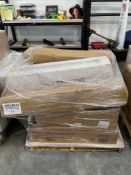 sofa ottoman, rolled mattress, totes