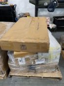 rolled mattress, fitness equipment, unsure if it is complete etc