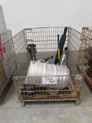 Keg, sledge hammer, car parts, rim and more