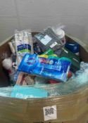 Big box store in a box: power, flex bags, Adidas, cups, ax, parchment paper, Eddie Bauer, shoes, ree