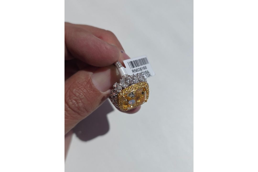 11.24 Carat Yellow Diamond Ring - Image 20 of 25