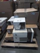 Cintas signature series trash, hand sanitizer, multiple Blanco sinks