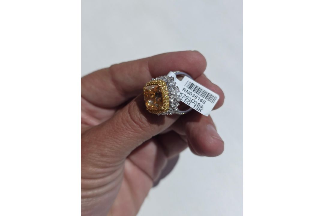 11.24 Carat Yellow Diamond Ring - Image 19 of 25
