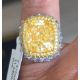 11.24 Carat Yellow Diamond Ring - Image 1 of 25