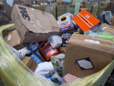 Big box store in a box home edition finish, tide, pods, detergent, Huggies, ninja blender, Steve Mad