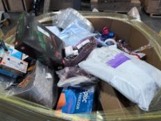 Big box store in a box home edition: Listerine, Ziploc bags, secret, deodorant, foil, pans, gain, al