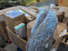 Industrial parts, sprayer nozzle, miscellaneous furniture, Samsung 50 inch TV, Port rocker, vertigo,