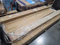 Pallet of 8 foot inground post for composite fence select surfaces