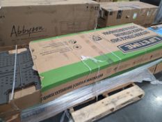 Lifetime outdoor storage shed model 60370 partial open box but appears to be complete