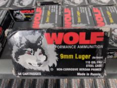 shelf of wolf 9 mm animal