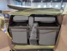 Apollo Deep Seating Set out of box, complete? , Two lounge chairs.