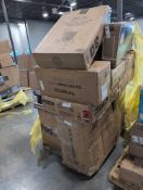 Frigidaire Gallery, chest freezer possible customer return, countertop microwave, ZINU S, twin, inst