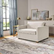Sinclair sleeper, accent chair, ivory fabric