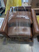 Leather chair out of box