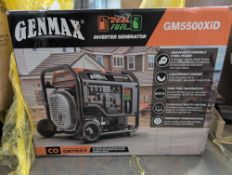 GENMAX dual fuel inverter generator, GM 5500XID