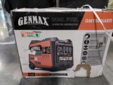 GENMAX dual fuel inverter generator, GM 7500IAED