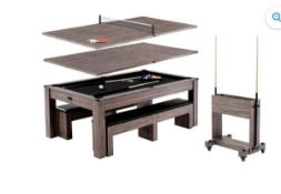 Barrington Monteray 84in Billard Table with Dining Top