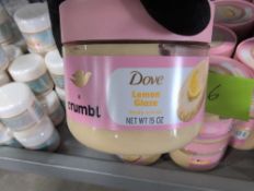 Dove lemon glaze, body scrub