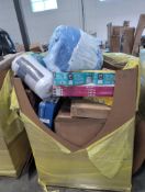 Big box store in a box: tarps, sketchers, pillows, security, envelopes, dash maker, cups, pajamas, b
