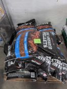 Pallet of Kirkland signature barbecue hardwood pellets