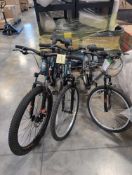 Moose mountain bike, 2 HUFFY bikes.