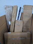 Barn door, multiple door panels, full mattress, & More