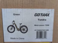 Gotrax tundra Green E bike 750 W