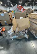 Wood desktop, pullout sofa