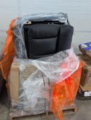Leather recliner, outdoor furniture complete?