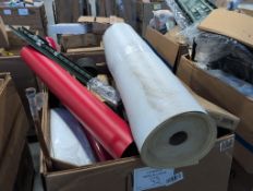 Rolled underlayment, fence stakes, planters, bedding, cone protector, weight, pillow, & More