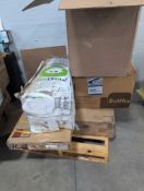 Ghost bed mattress possible customer return shows some box damage, civil Classics rolling cabinet, o
